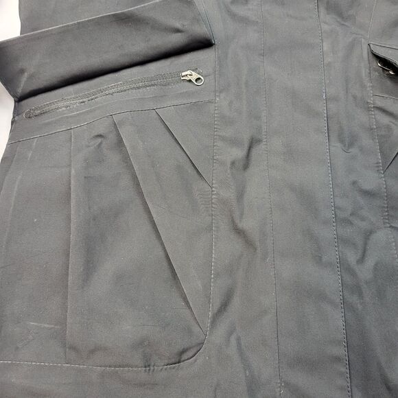 Patagonia Northwest Parka Jacket Hooded Women's Small Goose Down Black Full Zip - Picture 10 of 16